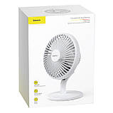 Вентилятор настільний BASEUS Ocean Fan CXSEA-02, білий, фото 5