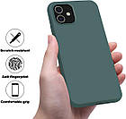 Чехол Silicone Case Full для iPhone 12 mini pine green, фото 3