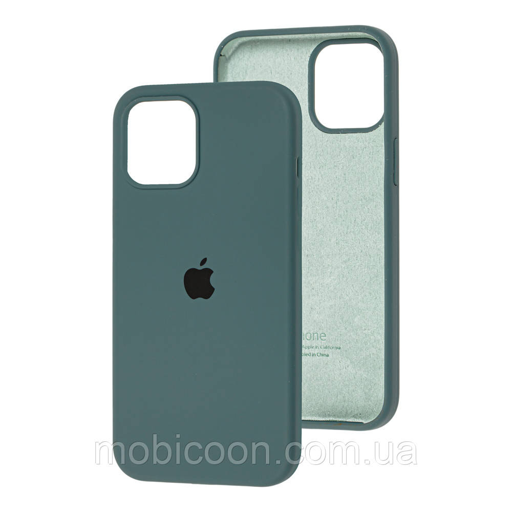 Чехол Silicone Case Full для iPhone 12 mini pine green