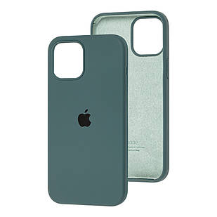 Чохол Silicone Case Full для iPhone 12 Pro Max pine green