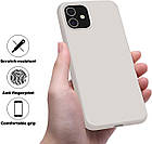 Чохол Silicone Case Full для iPhone 12 / 12 Pro antique white, фото 2