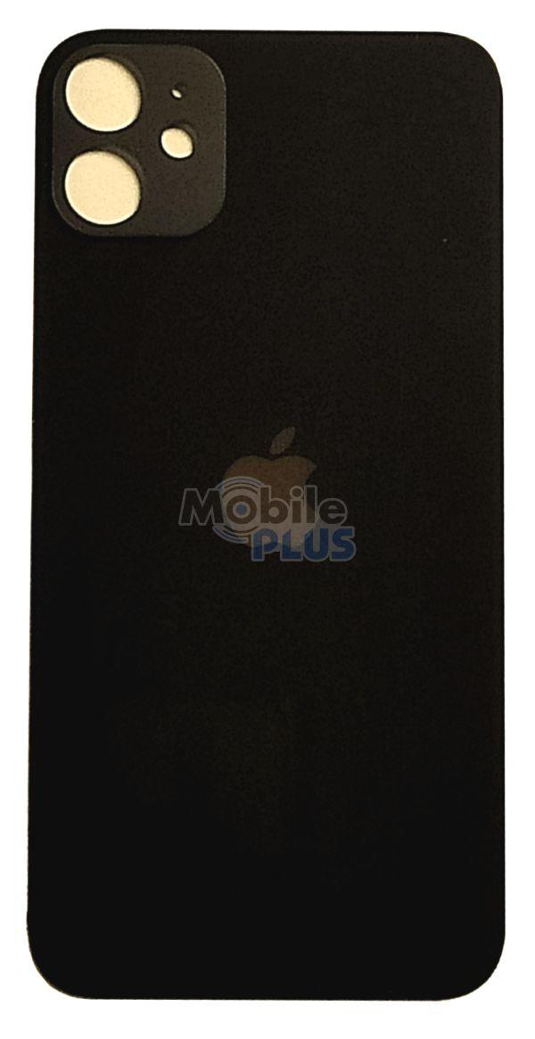 Стекло задней крышки для Apple iPhone 11 Black, черное BIG - фото 1 - id-p1272022639