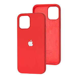 Чехол Silicone Case Full для iPhone 12 mini red