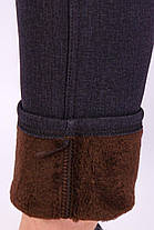 Жіночі штани на хутрі Ластівка з кишенями норма, фото 3