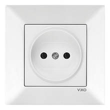 Розетка VI-KO Meridian біла 1-на без заземлення