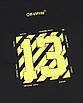 Світшот осінь-зима чорний з жовтим OFF-WHITE №13 BLK S(Р) 19-503-003-001, фото 4