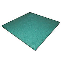 Гумова плитка PuzzleGym 500х500х10 мм (зелена)