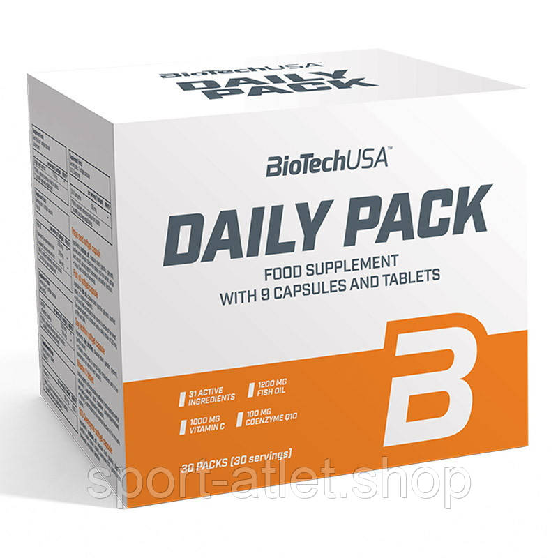 Вітаміни та мінерали BioTech Daily Pack, 30 пакетиків, фото 1