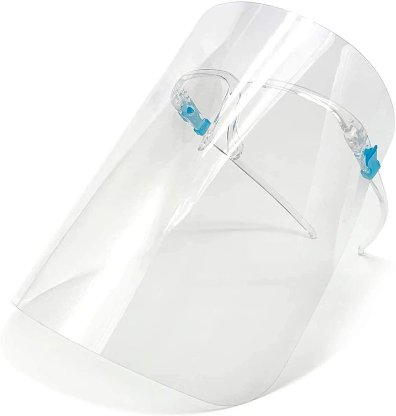 Защитный медицинский экран-маска для лица, Face Shield антивирусный щиток (крепление по типу очков) (ZK) - фото 6 - id-p1281074775