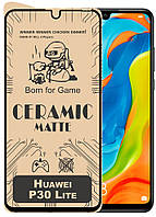 Защитная пленка керамическая Ceramic Huawei P30 Lite (матовая) (Хуавей П30 Р30 Лайт Лите)