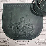 Клапан сумки "Париж". Колір "Смарагдовий", фото 4