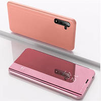 Чохол-книжка Mirror для Realme 6 дзеркальний рожевий