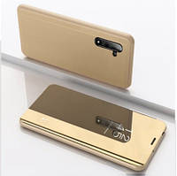 Чохол-книжка Mirror для Realme 6 дзеркальний золотий