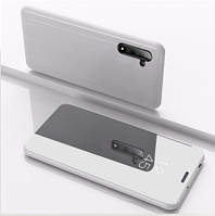 Чохол-книжка Mirror для Realme 6 дзеркальна срібло