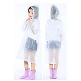 Плащ-дощовик дитячий EVA Raincoat.Універсальний Розмір (6-12 років), фото 3