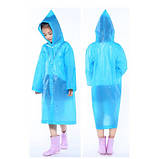 Плащ-дощовик дитячий EVA Raincoat.Універсальний Розмір (6-12 років), фото 5