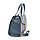Жіноча сумка D.Jones 6410-2 peacock blue, жіночі сумки гуртом David Jones (Девід Джонс) Одеса 7 км, фото 3