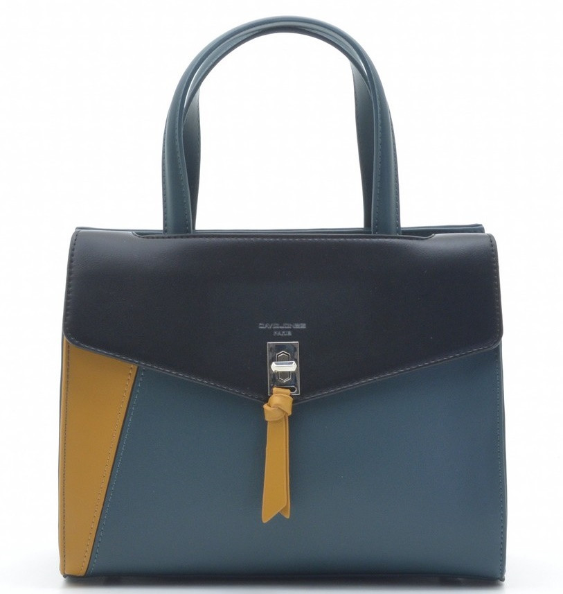 Жіноча сумка D.Jones 6410-2 peacock blue, жіночі сумки гуртом David Jones (Девід Джонс) Одеса 7 км
