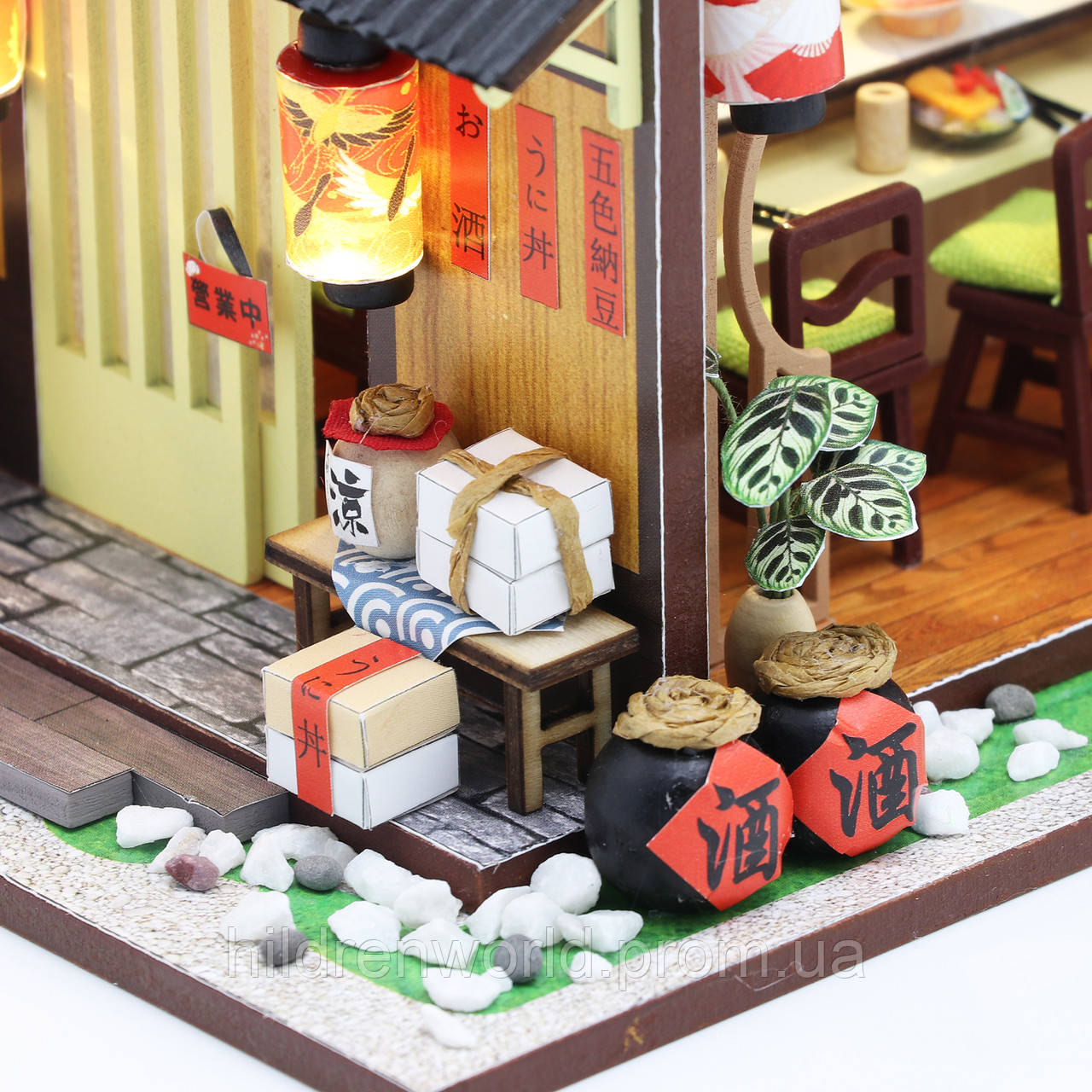3D Румбокс DIY House Gibbon Sushi, ціна 1290 грн — Prom.ua (ID1281103204)