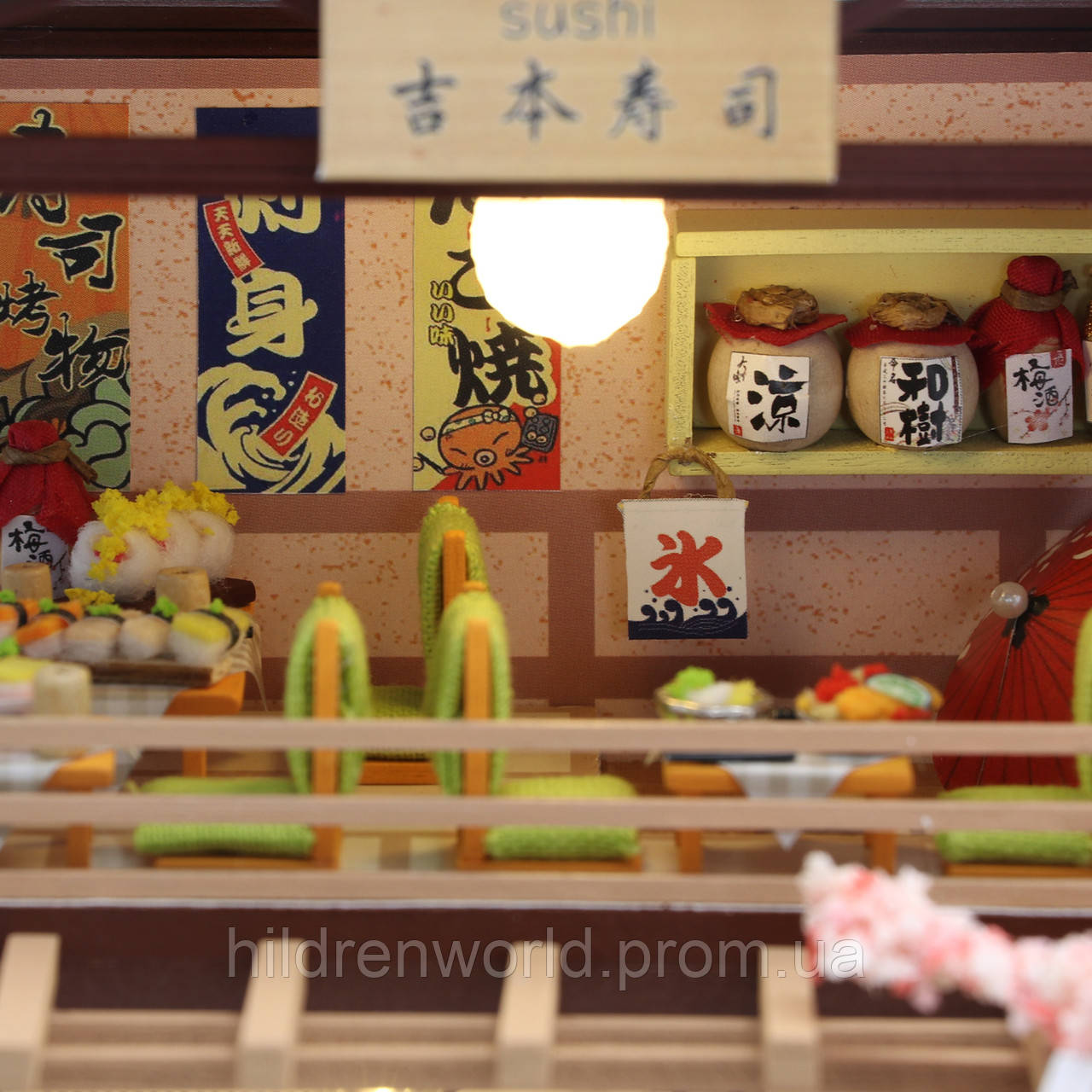 3D Румбокс DIY House Gibbon Sushi, ціна 1290 грн — Prom.ua (ID1281103204)
