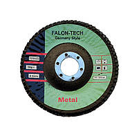 Круг пелюстковий шліфувальний торцевий "Falon-Tech" 125x22 р80 T29 (конічний профіль)