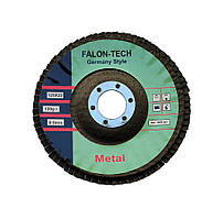 Круг пелюстковий шліфувальний торцевий "Falon-Tech" 125x22 р120 T29 (конічний профіль)