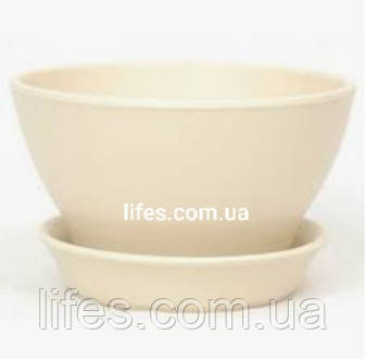 Фіалочниця керамічна біла КС16