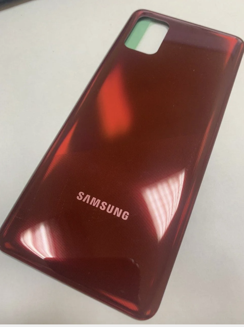 Задня кришка для Samsung A315F Galaxy A31, червона, оригінал, фото 1