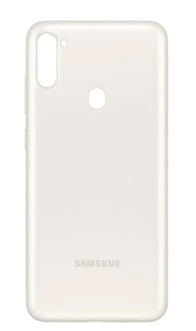Задня кришка для Samsung A115F Galaxy A11, біла, оригінал, фото 1