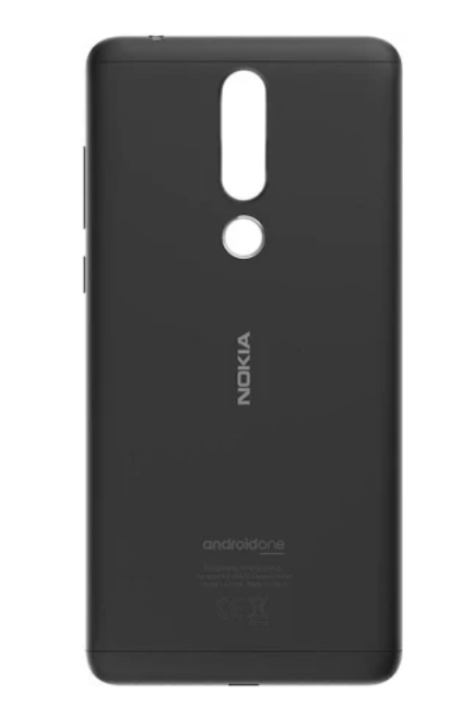 Задня кришка для Nokia 3.1 Plus TA-1104/TA-1113/TA-1115/TA-1117/TA-1118/TA-1124/TA-1125, сіра, фото 1