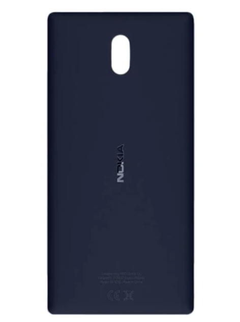 Задня кришка для Nokia 3 Dual Sim TA-1032, синя, Tempered Blue, фото 1