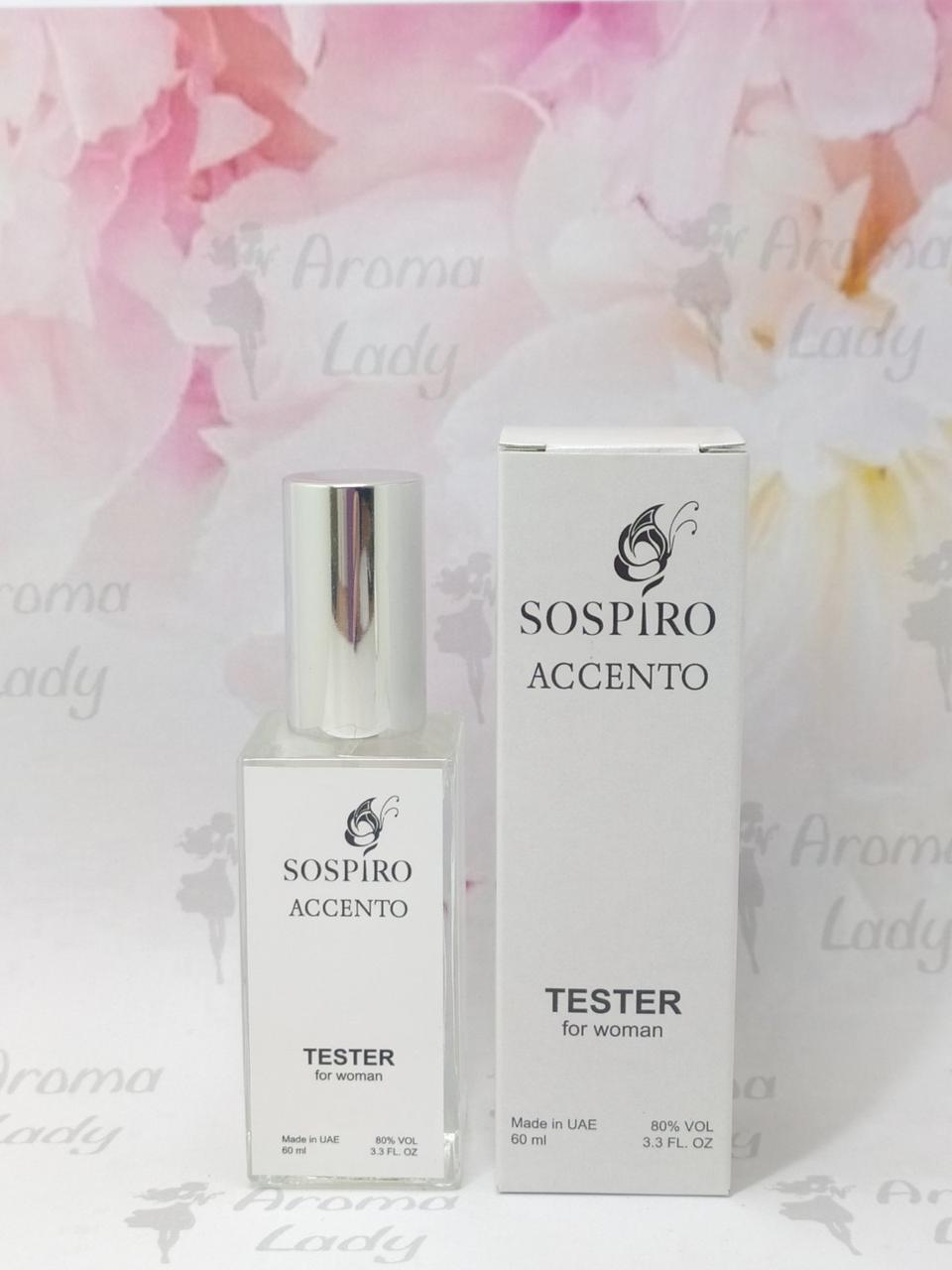Тестер жіночий Sospiro Accento (Соспиро Ассенто) 60 мл, фото 1