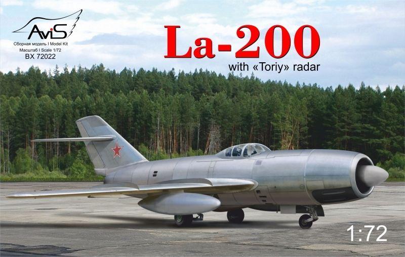 Пластикова модель 1/72 AVIS 72022 Радянський літак Лавочкін Ла-200 з радаром "Торій"