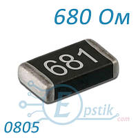 Резистор 680 Ом 0805 ±5% SMD