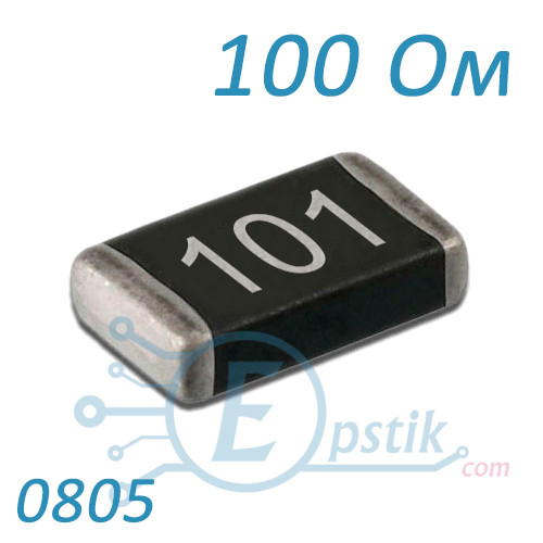 Резистор 100 Ом 0805 ±5% SMD