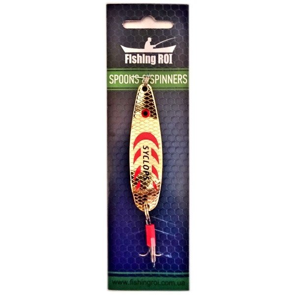 Блешня Fishing ROI Syclops 14гр 7.5 см (SF0401-14-044) Red Gold