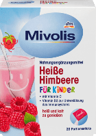 Mivolis Heiße Himbeere für Kinder Гарячий чай із малиною для дітей із вітаміном C і D3 20 шт.