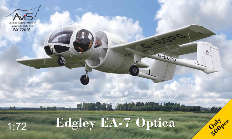 Пластикова модель 1/72 AVIS 72026 Британський легкий літак Edgley EA-7 Optica