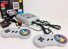 Ігрова ретро приставка з двома дротяними джойстиками 8 біт 620 ігор HLV GAME 620 SUPER Gray (N014485)