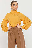 Красивая свободная блуза с широкими рукавами Emira (42 52р) в расцветках горчица