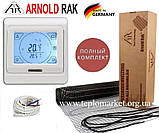 Арнольд рак Тепла підлога 360Ват/2м2 нагрівальний мат FH-ЄС з сенсорним програмованим терморегулятором E91, фото 2