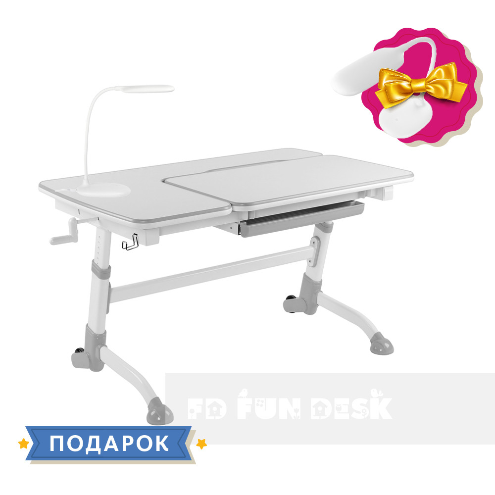 Парта-трансформер для підлітка FunDesk Amare Grey, фото 1