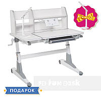 Зростаюча парта для школярів Fundesk Magico Grey