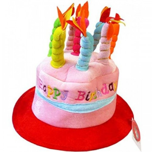 Шапка "Happy Birthday", розовая