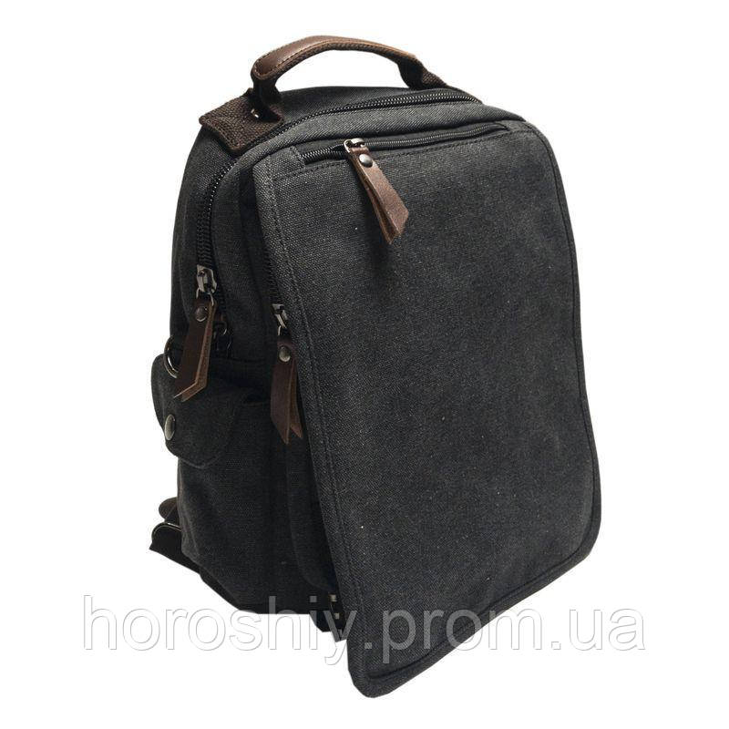 Рюкзак міський чоловічий, Якісний рюкзак, (32х24х9 см BST) Чорний