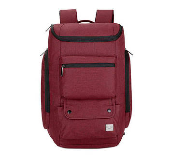 Рюкзак городской з відділенням для ноутбука, Жіночий рюкзак, Якісний рюкзак, (46х30х20 см) Червоний