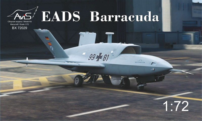 Пластикова модель 1/72 Avis 72029 Європейський БПЛА EADS Barracuda