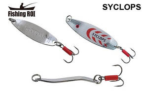 Блешня Fishing ROI Syclops 10гр 6см (SF0401-10-11) Silver Red