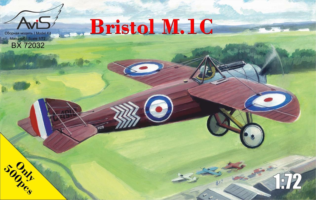 Пластикова модель 1/72 AVIS 72032 Британський винищувач Bristol M.1C