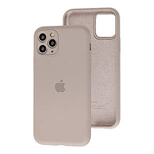 Чохол Silicone Case Full для iPhone 12 Pro Max pebble
